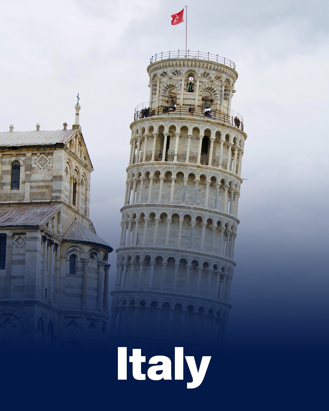 The Leaning Tower of Pisa with the adjacent Cathedral in Italy – explore study abroad in Italy with ASK Consultants Best Study Abroad
