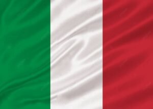 Official flag of Italy with green, white, and red vertical stripes – study abroad guidance by ASK Consultants.